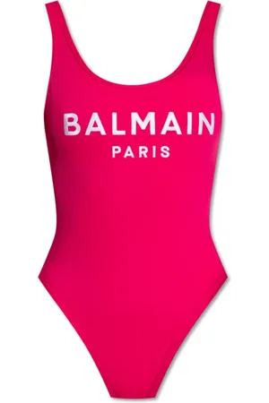 Balmain Badetøj, Dame, Lyserød, L, Uld, Badedragt i ét stykke
