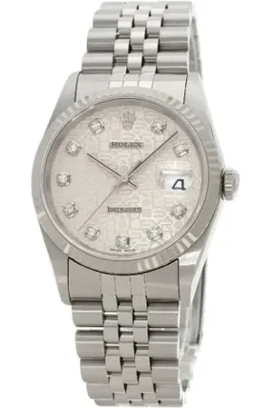 Rolex Pre-owned, Herre, Grå, ONE SIZE, Pre-owned Rustfrit stal watches