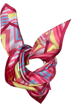 Missoni Tilbehør, Dame, Rød, ONE SIZE, Zigzag Silketørklæde