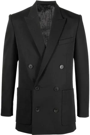 Balmain Jakke, Herre, Sort, M, Uld, Blazers