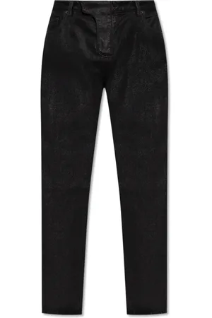 Balmain Jeans, Herre, Sort, W32, Bomuld, Jeans med dekorativ finish