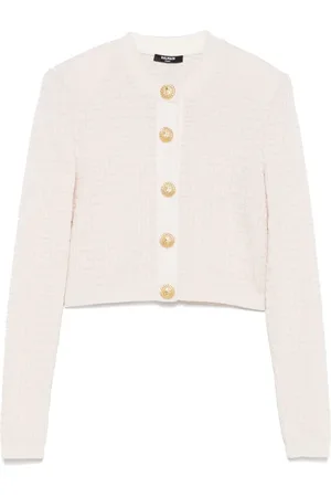 Balmain Strik, Dame, , S, Uld, Labyrinth Strik Cardigan