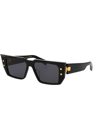 Balmain Tilbehør, Dame, Sort, 54 MM, Uld, Stilfulde solbriller med UV-beskyttelse