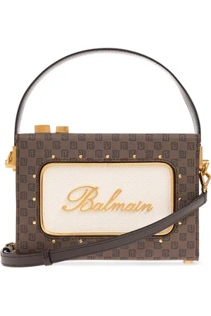 Balmain Taske, Dame, Brun, ONE SIZE, Uld, Radio skuldertaske