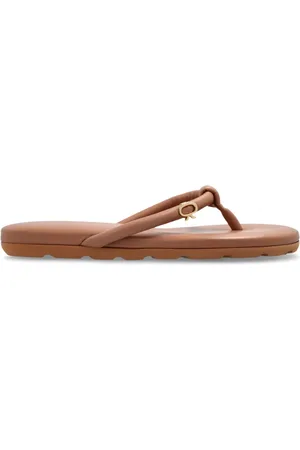 Gianvito Rossi Sko, Dame, Lyserød, 40 EU, Læder, Læder flip-flops
