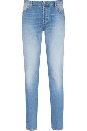 Balmain Jeans, Herre, Blå, W30, Bomuld, Slim-fit bomuldsjeans