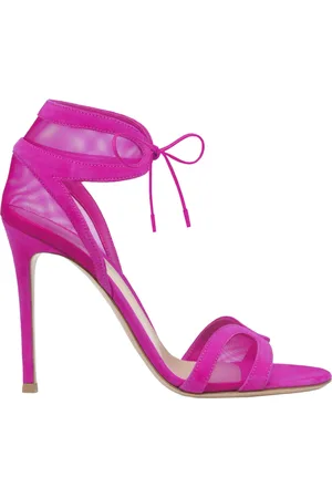 Gianvito Rossi Sko, Dame, Lyserød, 36 EU, Rosa Ruskind og Stof Sko