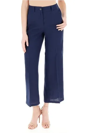 pennyblack Bukser, Dame, Blå, 2XL, Linned, Linnedbukser Model Zuara