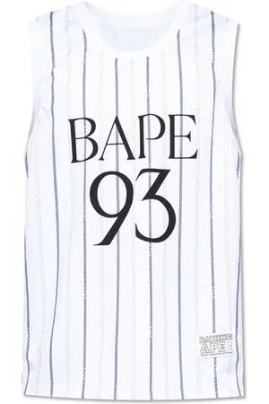 A Bathing Ape Top, Herre, Hvid, L, Bomuld, Ærmeløs T-shirt