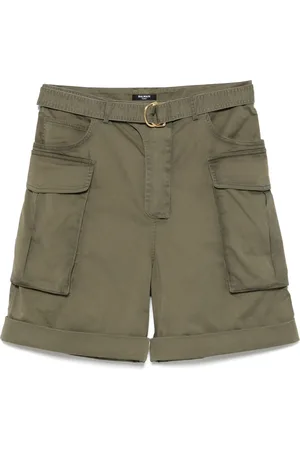 Balmain Shorts, Herre, Grøn, L, Bomuld, Lomme Grøn Shorts