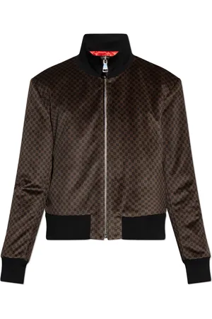 Balmain Jakke, Herre, Brun, XL, Jakke med Monogram