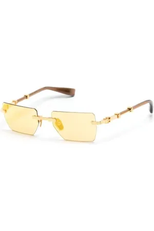 Balmain Tilbehør, Dame, Gul, 53 MM, Uld, Bps150 G Solbriller