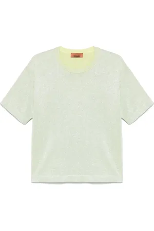 Missoni Top, Dame, Grå, S, Stribet Strik Trøje