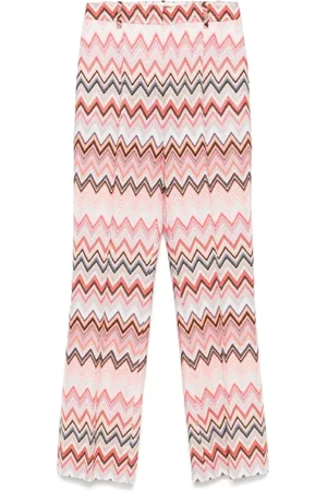Missoni Bukser, Dame, Flerfarvet, XL, Uld, Stilfulde kvinders bukser til alsidige lejligheder