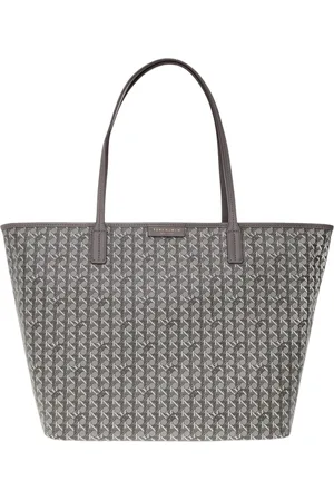 Tory Burch Taske, Dame, Grå, ONE SIZE, Uld, Altid klar indkøbstaske