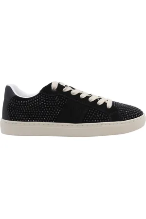 Guess Sko, Dame, Sort, 39 EU, Uld, Stilfuld Sneaker til Aktiv Livsstil