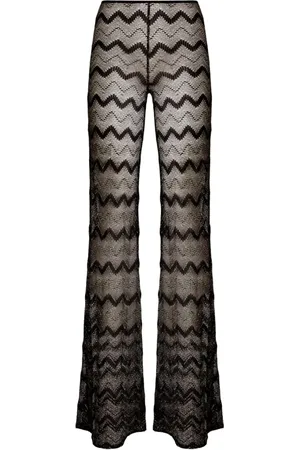 Missoni Bukser, Dame, Sort, XS, Uld, Stilfulde Bukser