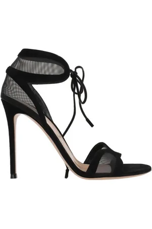 Gianvito Rossi Sko, Dame, Sort, 37 EU, Sorte Sandaler til Kvinder