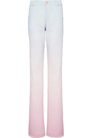 Balmain Jeans, Dame, Flerfarvet, XS, Bomuld, x Evian - Løse jeans