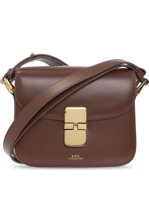 A.P.C. Taske, Dame, Brun, ONE SIZE, Uld, Grace Mini skuldertaske