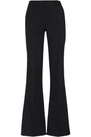 Balmain Bukser, Dame, Sort, M, Uld, Wide Bukser