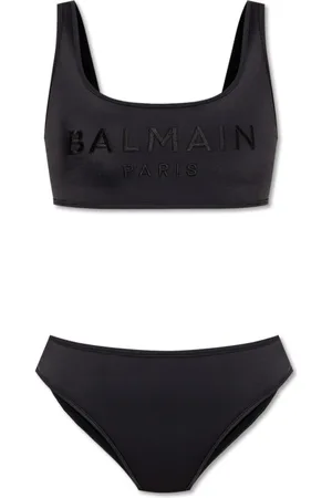 Balmain Badetøj, Dame, Sort, 2XS, Uld, To-delt badedragt