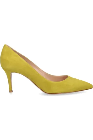 Gianvito Rossi Sko, Dame, Grøn, 41 EU, Velvet Pumps Rossini 70