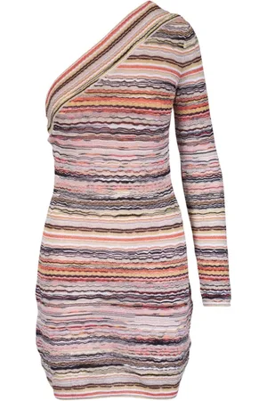 Missoni Kjole, Dame, Flerfarvet, 2XS, Polyester, Elegant Kort Kjole i S01G4 Farve