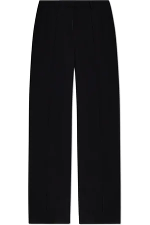 Balmain Bukser, Dame, Sort, S, Bukser med syning på benene