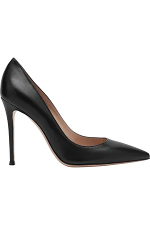 Gianvito Rossi Sko, Dame, Sort, 37 1/2 EU, Højhælede Decollete Sko