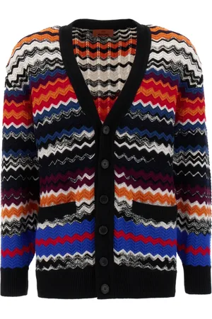 Missoni Strik, Herre, Flerfarvet, XL, Uld, Stilfuldt Strikketøj Kollektion
