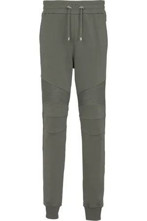 Balmain Bukser, Herre, Grøn, S, Bomuld, Flocked Pari jogger