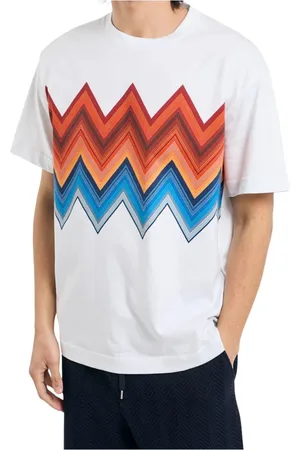 Missoni Top, Herre, Hvid, S, Uld, Stilfulde T-shirts og Polos