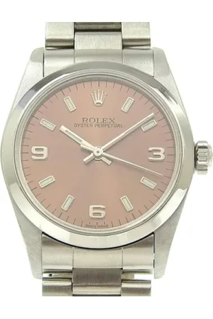 Rolex Pre-owned, Dame, Brun, ONE SIZE, Tyl, Pre-owned Rustfrit stal watches
