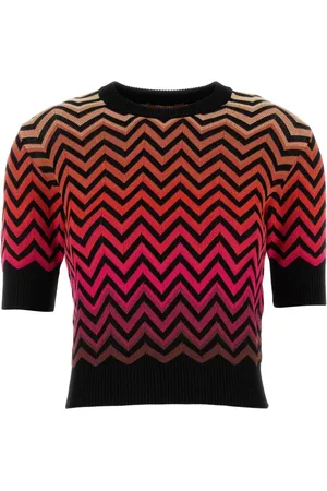 Missoni Top, Dame, Flerfarvet, S, Bomuld, Broderet Bomuld Viskose Sweater