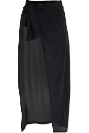 Balmain Badetøj, Dame, Sort, L/XL, Polyester, Strand Pareo
