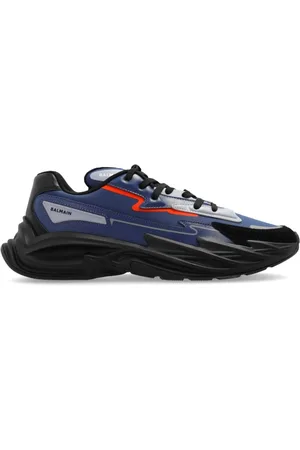 Balmain Sko, Herre, Sort, 40 EU, Læder, Løb-Ro sneakers