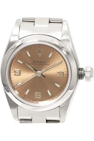 Rolex Pre-owned, Dame, Lyserød, ONE SIZE, Tyl, Pre-owned Metal watches