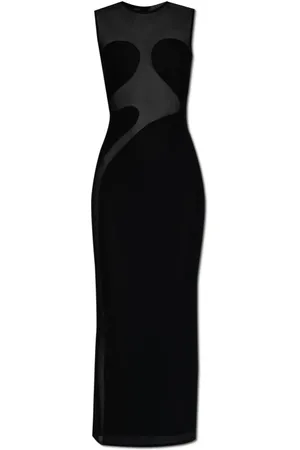 Alaïa Kjole, Dame, Sort, 2XS, Ærmeløs kjole