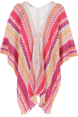 Missoni Jakke, Dame, Flerfarvet, ONE SIZE, Bomuld, Luksus Bomuld Viskose Cape