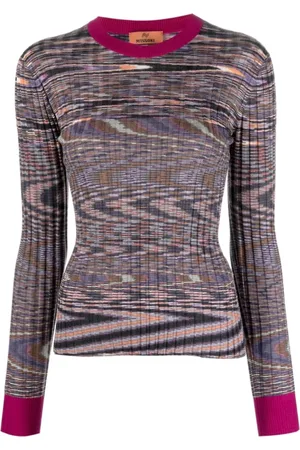 Missoni Top, Dame, , XS, Cashmere, Abstrakt mønster cashmere-blend jumper
