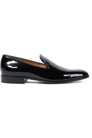 Gianvito Rossi Sko, Herre, Sort, 44 EU, Klassiske sorte loafers til mænd