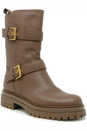 Gianvito Rossi Sko, Dame, Brun, 38 EU, Læder, Camel Ankelstøvler