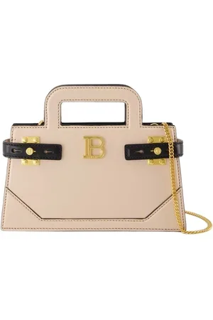 Balmain Taske, Dame, , ONE SIZE, Læder, Lille Top Håndtag Crossbody Lædertaske