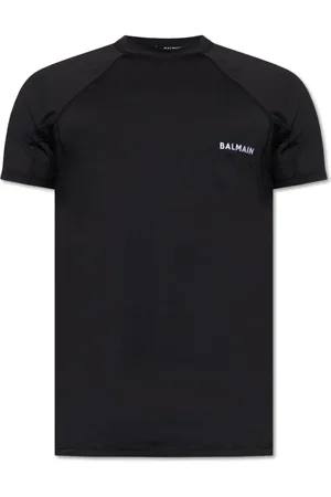 Balmain Top, Herre, Sort, XS, Uld, Svømme T-shirt