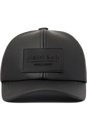 Balmain Tilbehør, Herre, Sort, L, Sort baseballkasket med applikationslogo