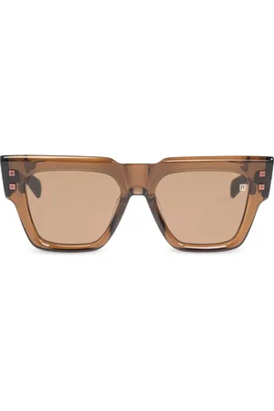 Balmain Tilbehør, Dame, Brun, ONE SIZE, Uld, Solbriller