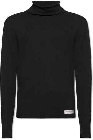 Balmain Strik, Herre, Sort, S, Uld, Uldturtleneck