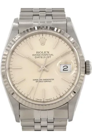 Rolex Pre-owned, Herre, Grå, ONE SIZE, Uld, Pre-owned Rustfrit stal watches