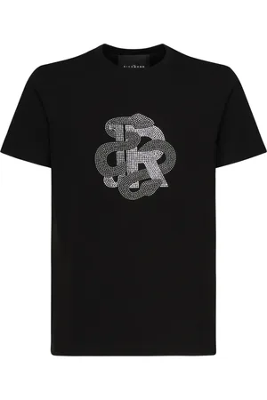 John Richmond Top, Herre, Sort, S, Sort Crewneck T-shirts og Polos